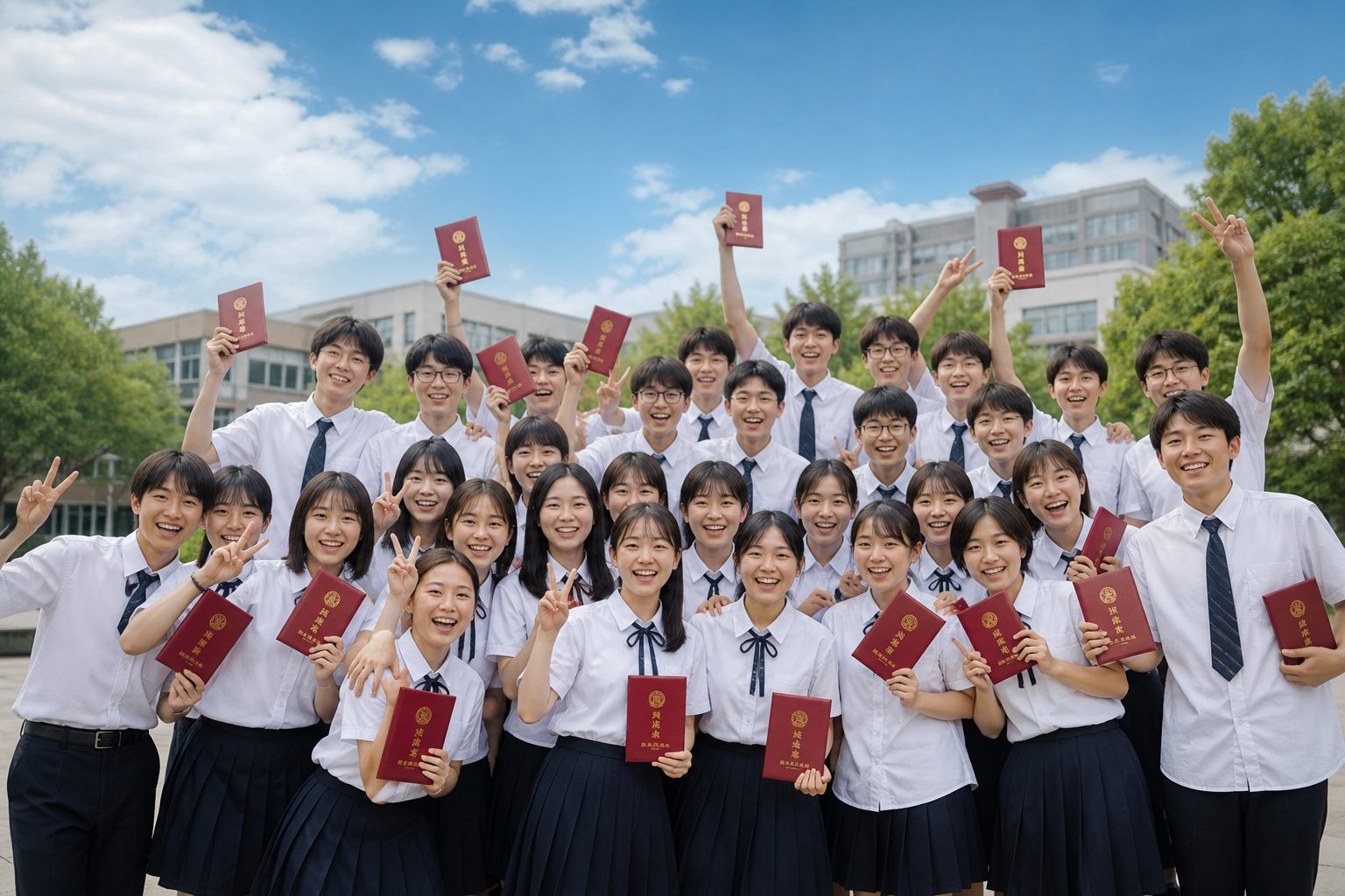 2025中考学员合影