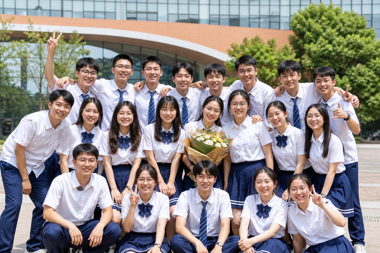 2024中考学员合影